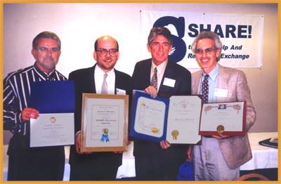 photo of NORM SoCal participants receiving awards